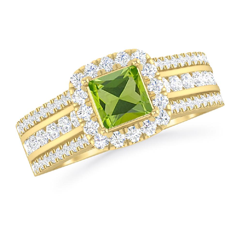 Yellow Gold - Peridot