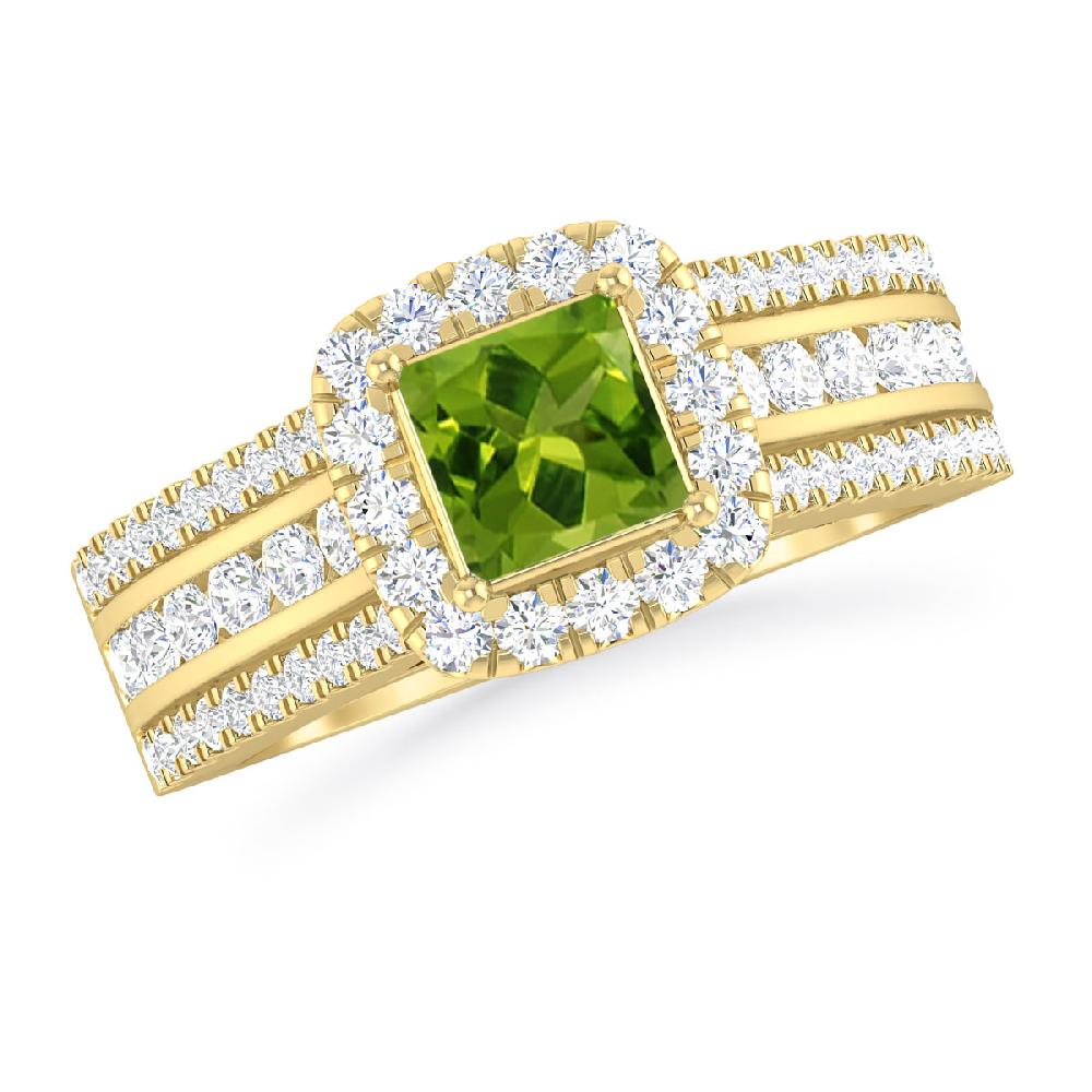 Yellow Gold - Peridot