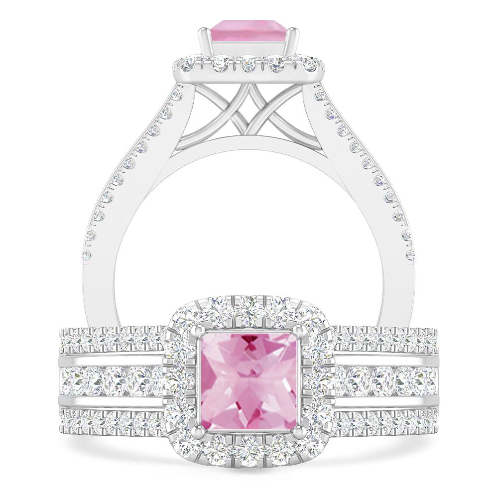 White Gold - Pink Tourmaline