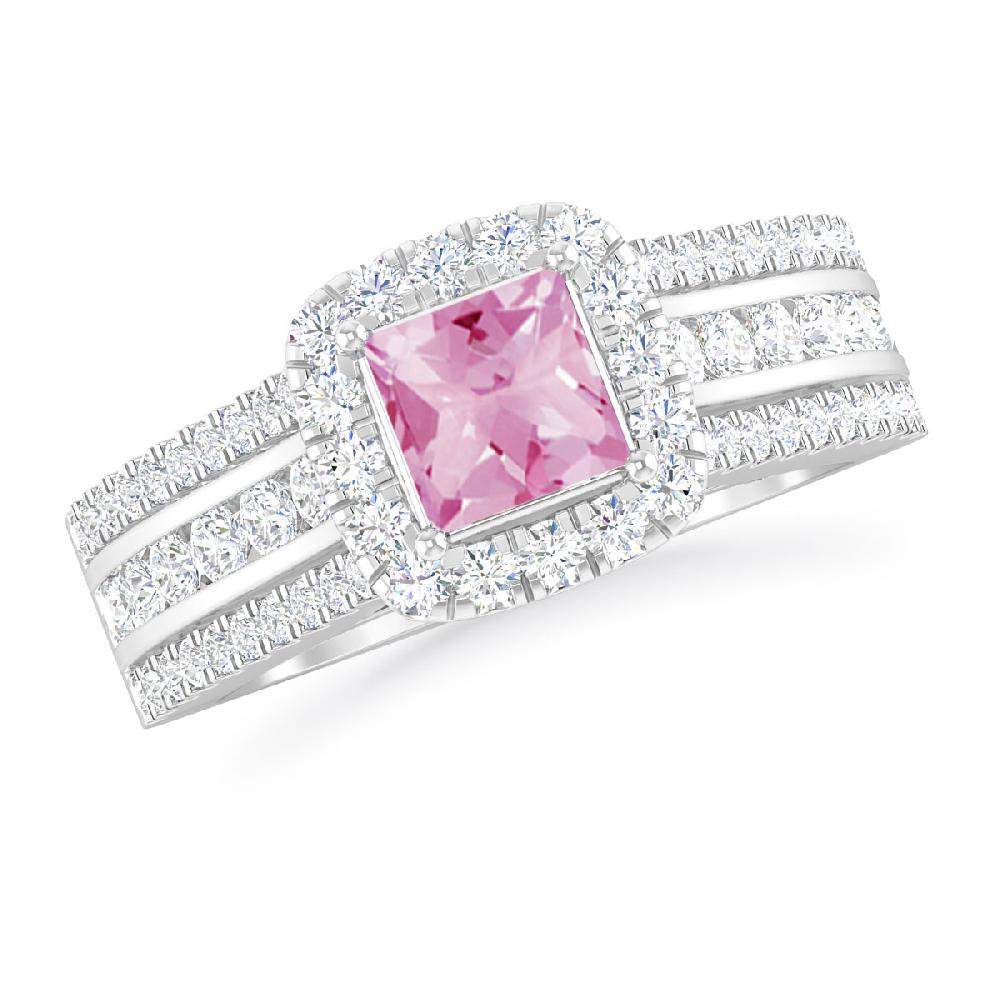 White Gold - Pink Tourmaline