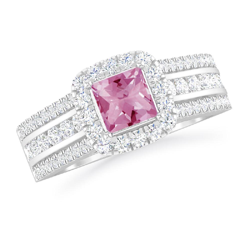 White Gold - Pink Tourmaline