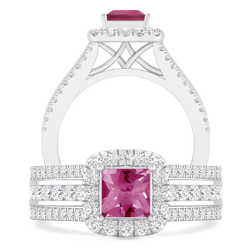 White Gold - Pink Tourmaline