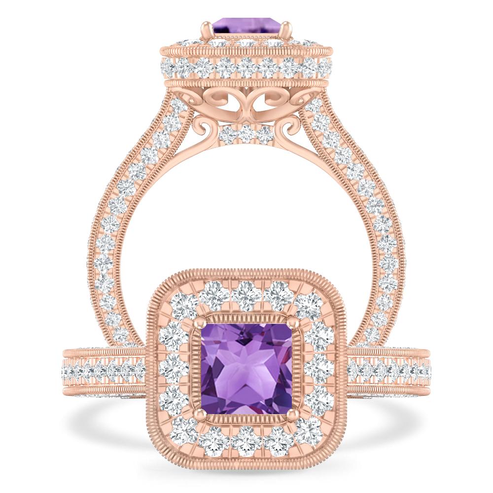 Rose Gold - Amethyst