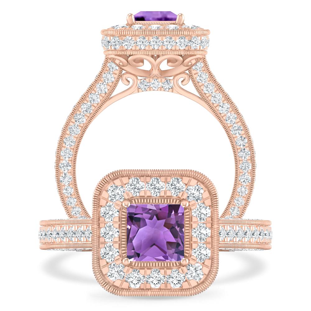 Rose Gold - Amethyst
