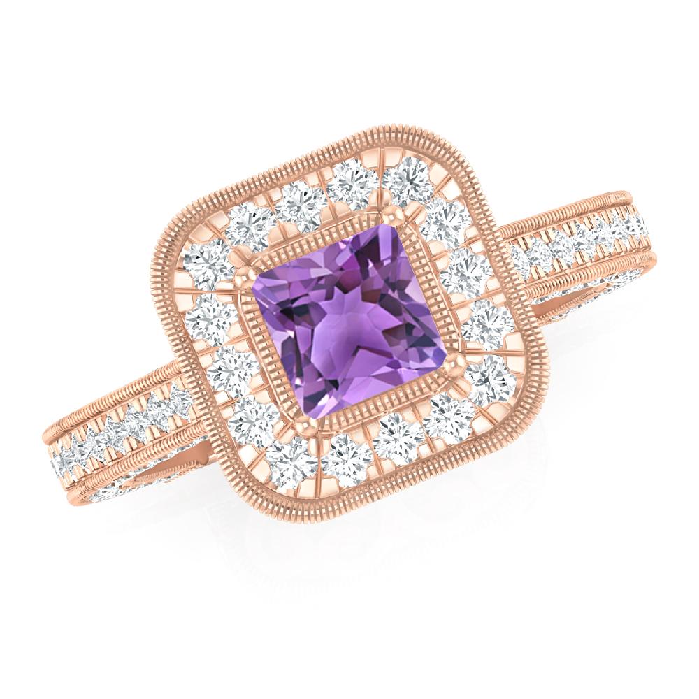 Rose Gold - Amethyst
