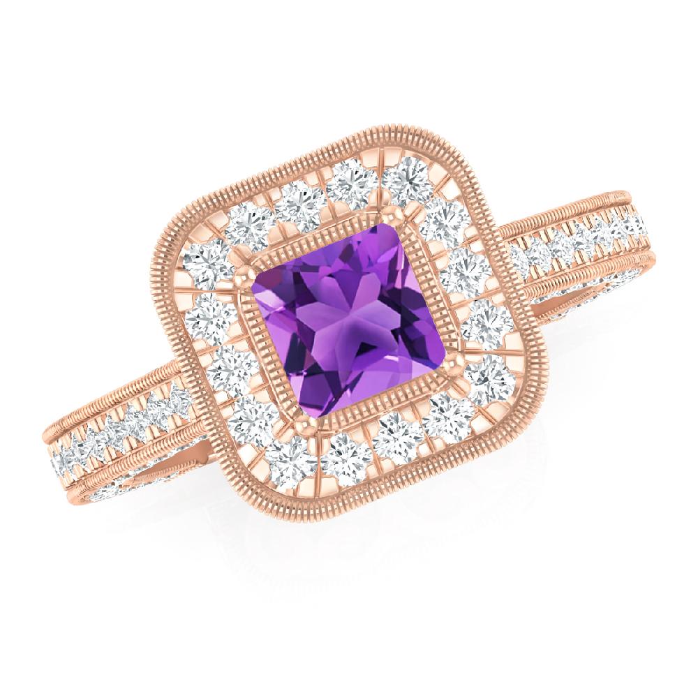 Rose Gold - Amethyst