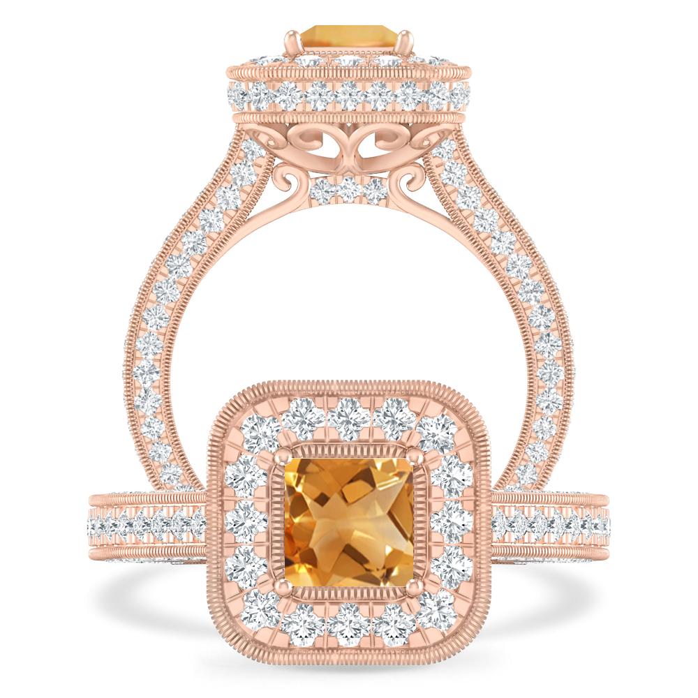 Rose Gold - Citrine