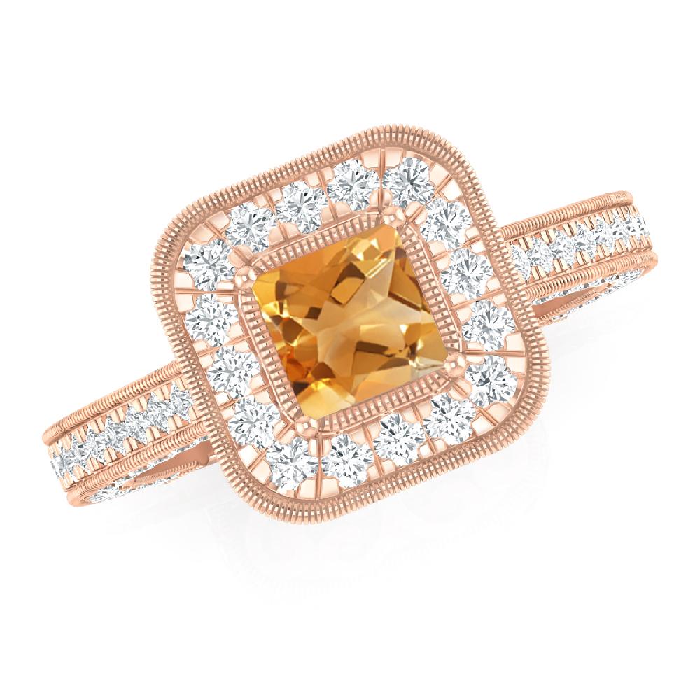 Rose Gold - Citrine