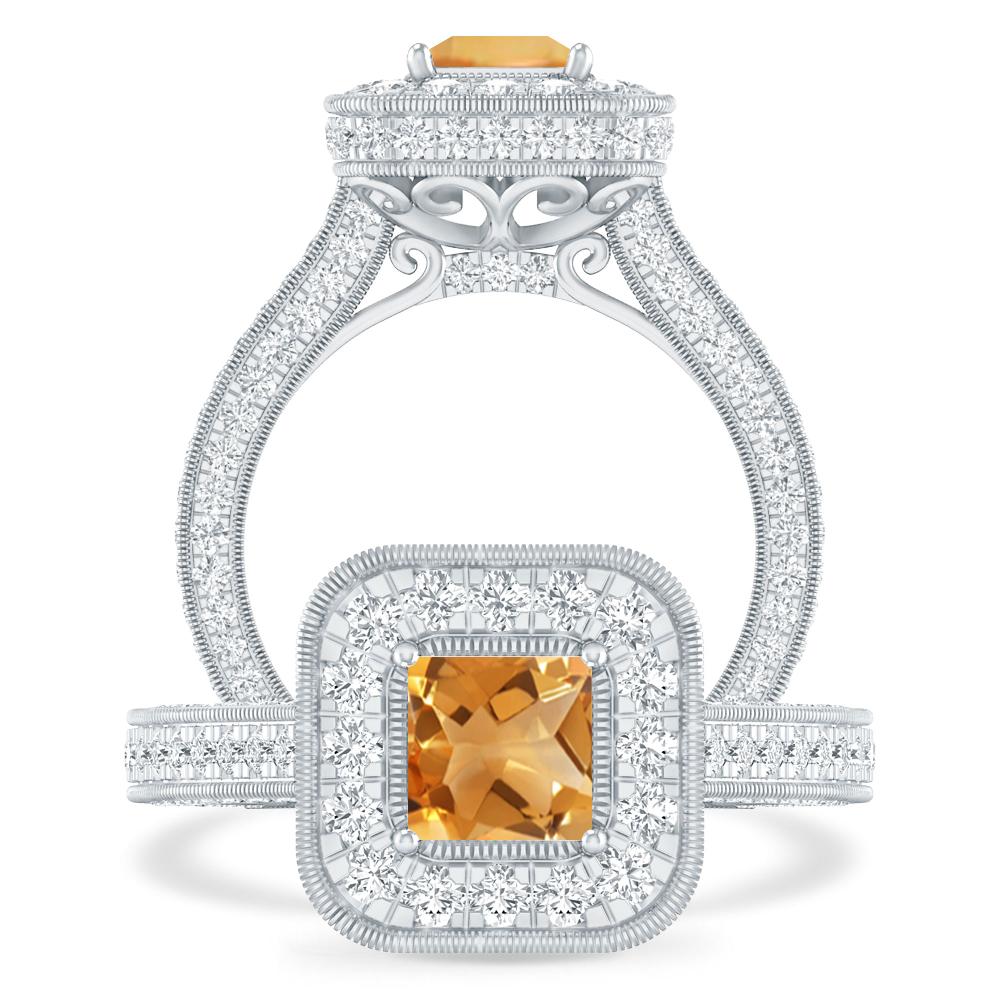 White Gold - Citrine