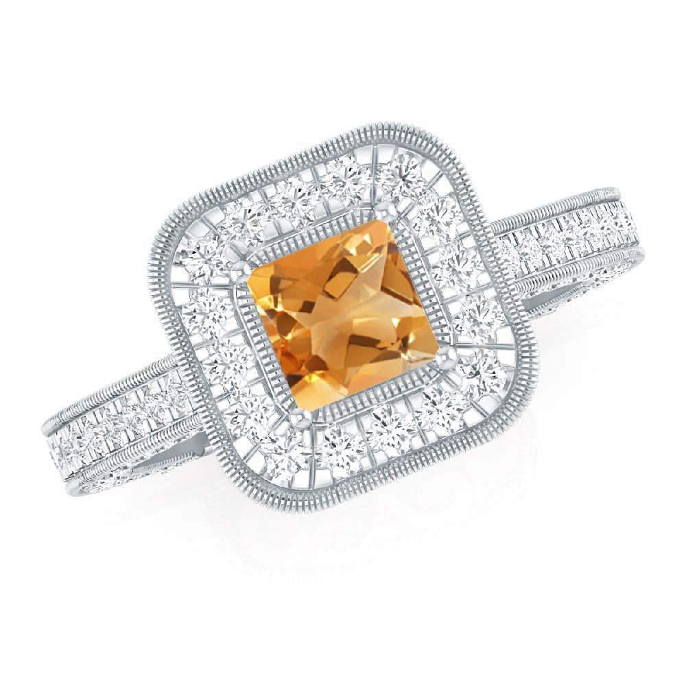 White Gold - Citrine