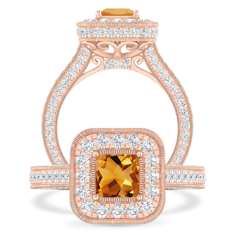 Rose Gold - Citrine