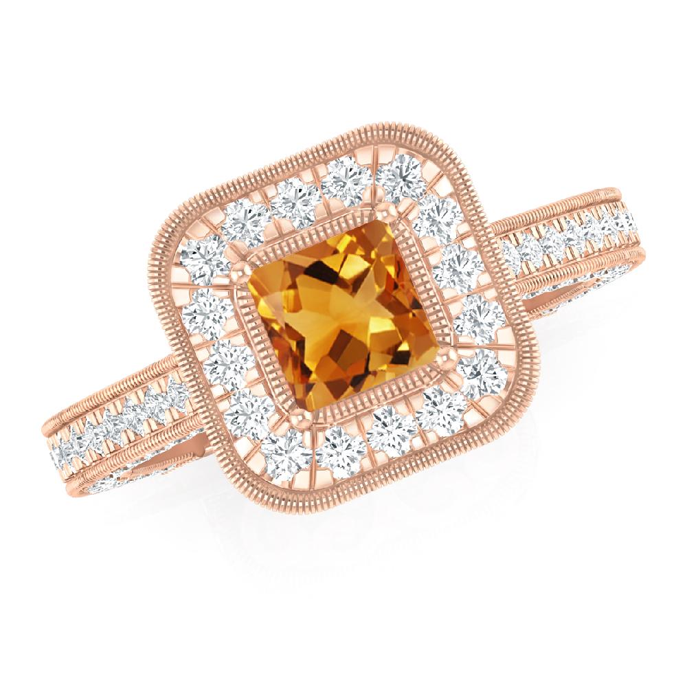 Rose Gold - Citrine