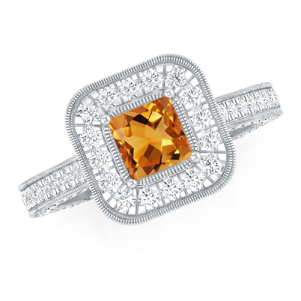 White Gold - Citrine