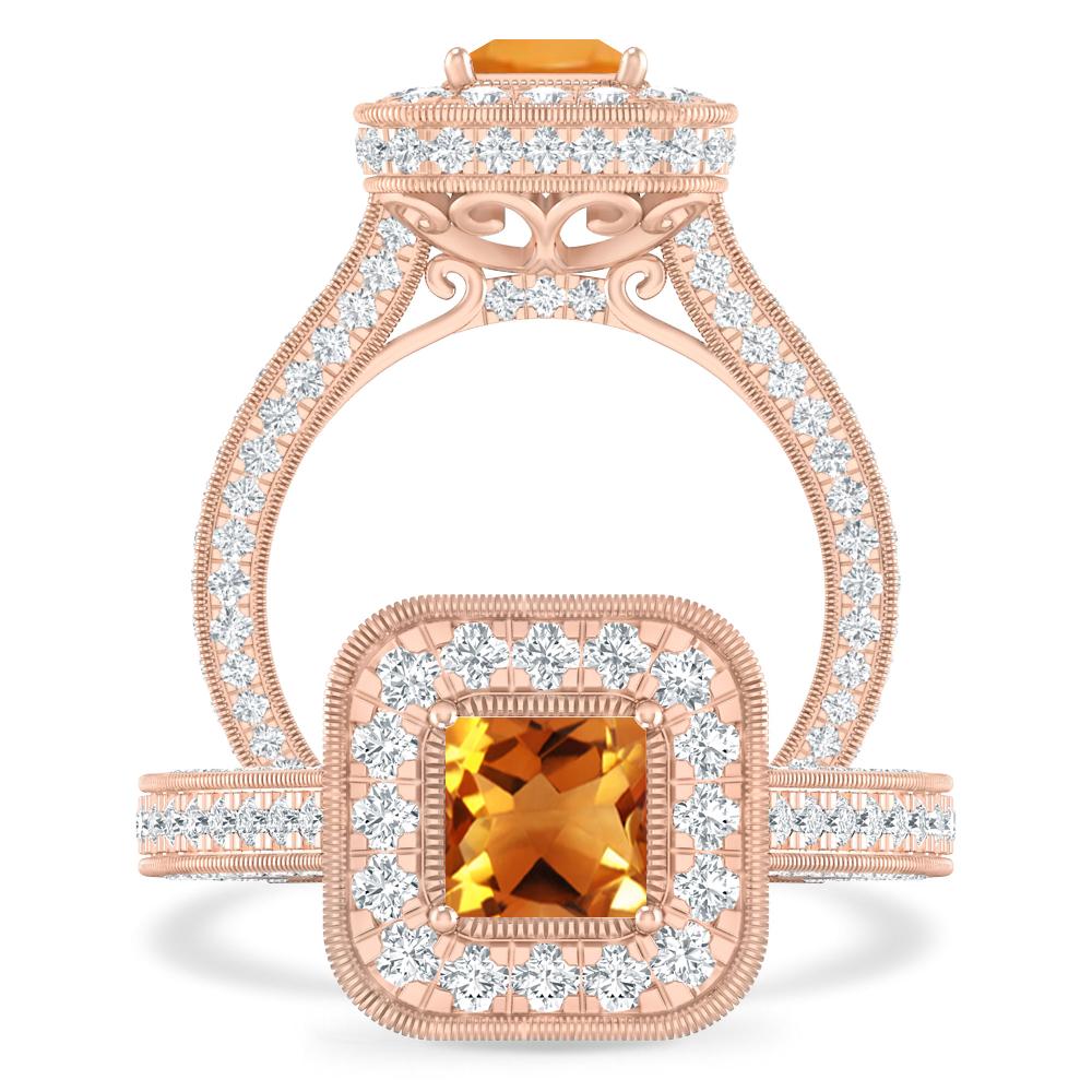 Rose Gold - Citrine