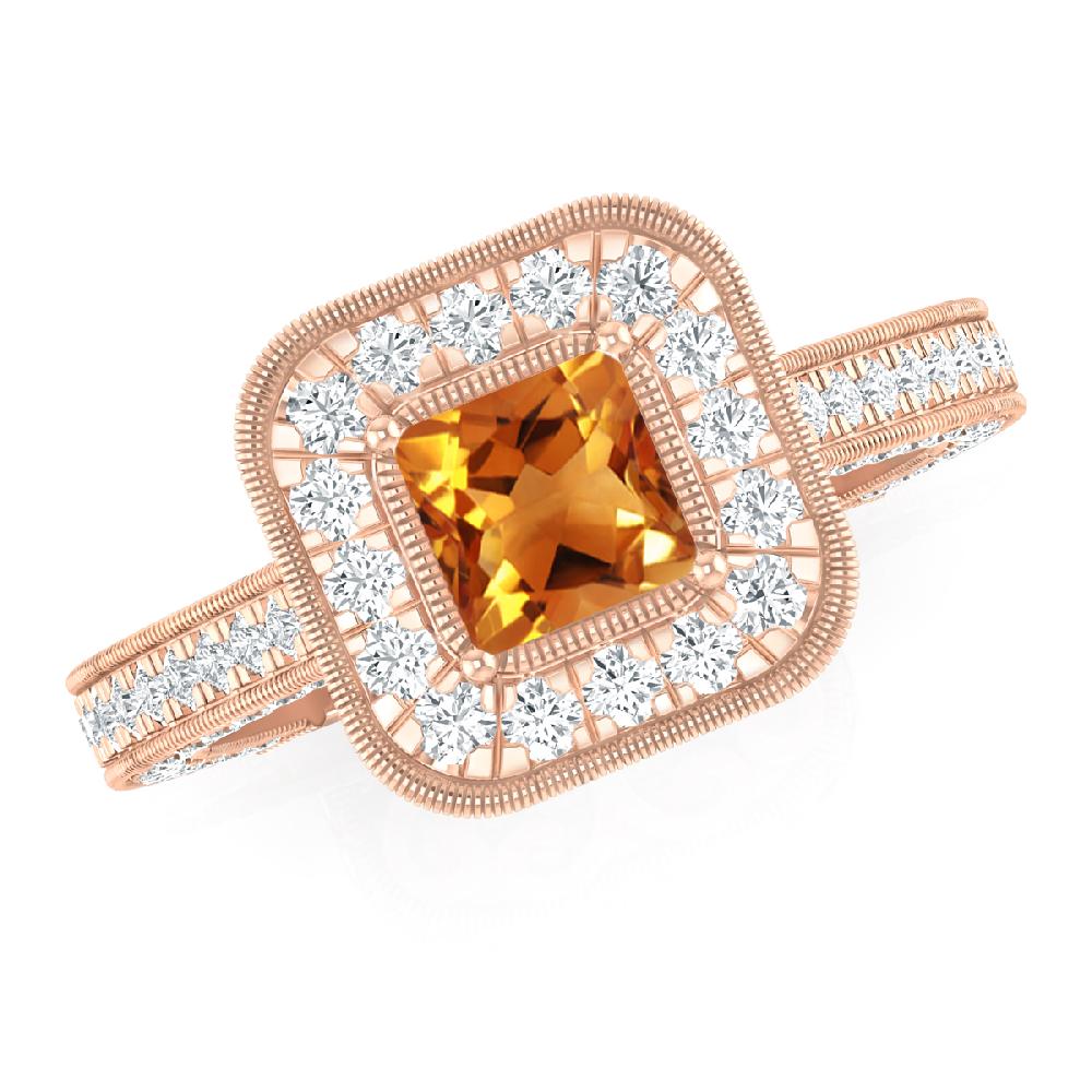 Rose Gold - Citrine