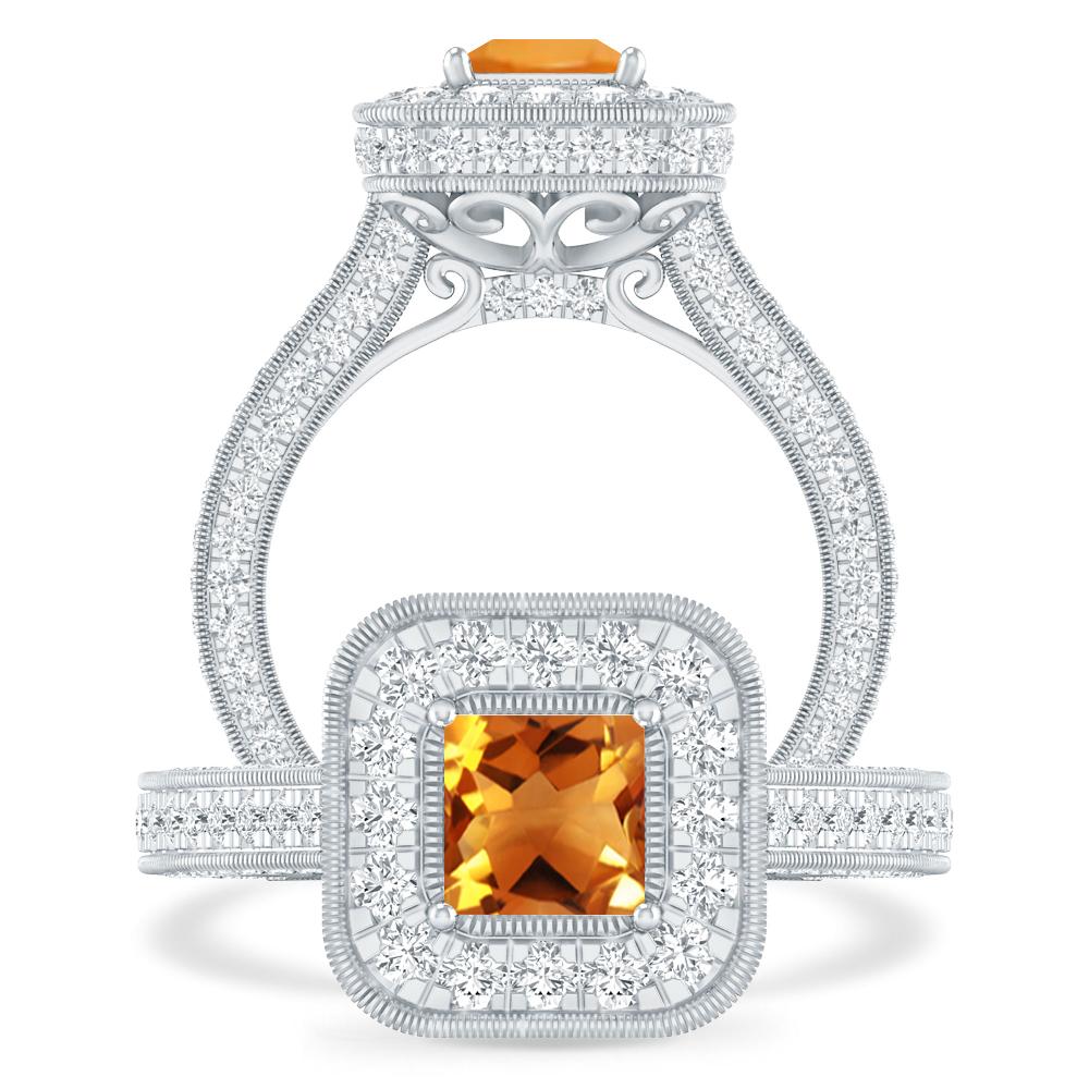 White Gold - Citrine