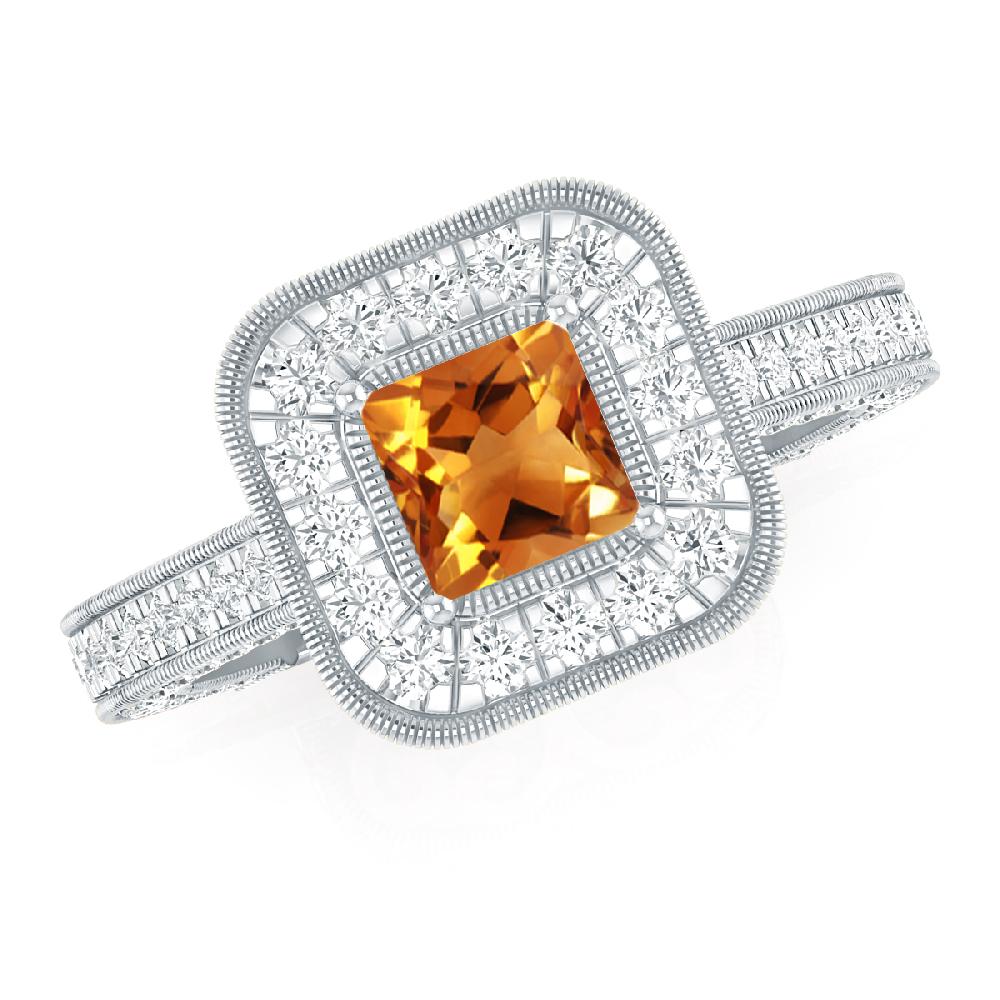 White Gold - Citrine