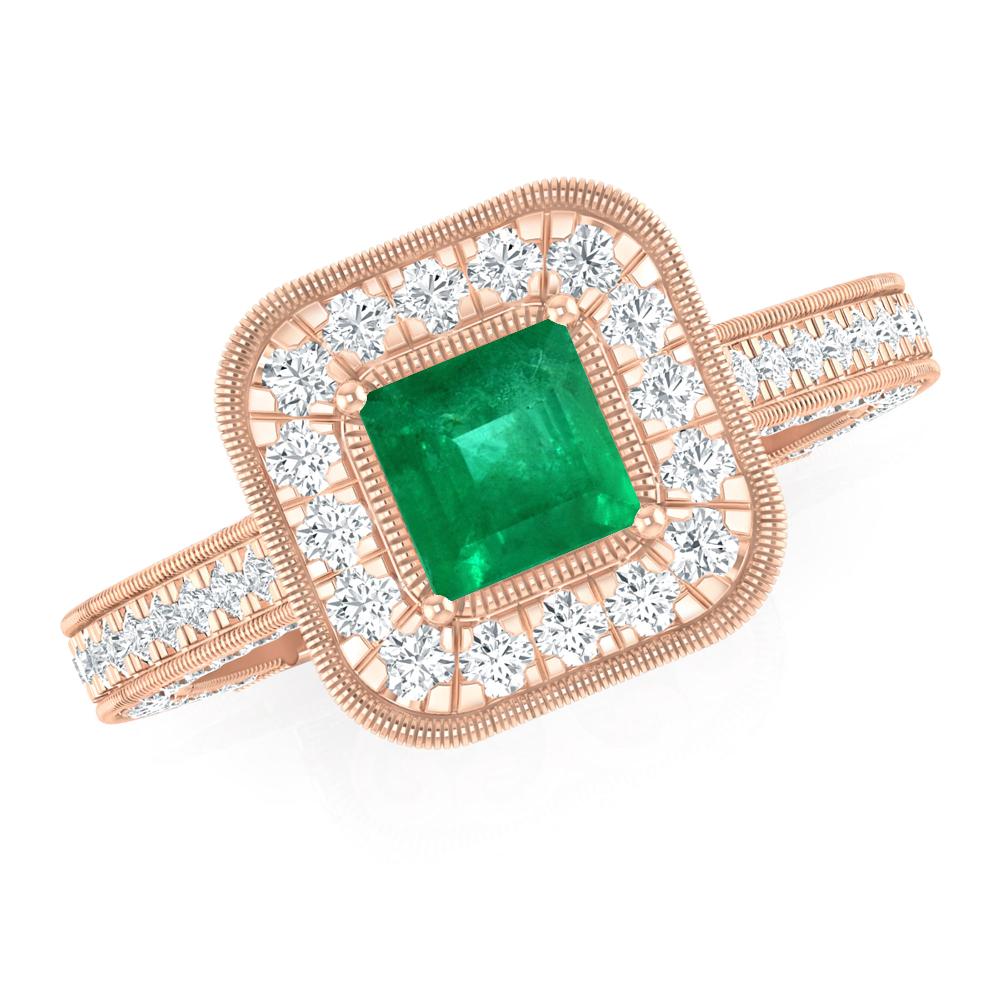 Rose Gold - Emerald