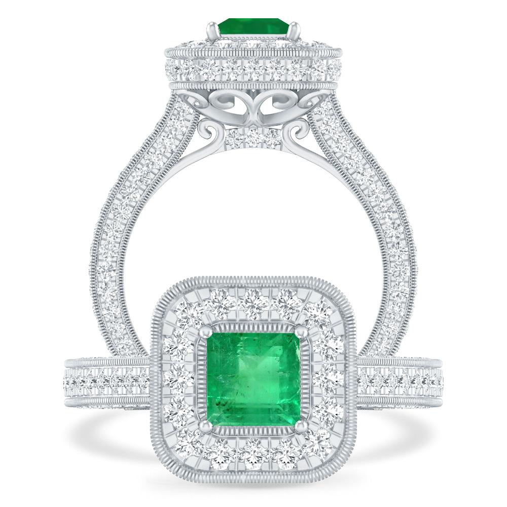 White Gold - Emerald