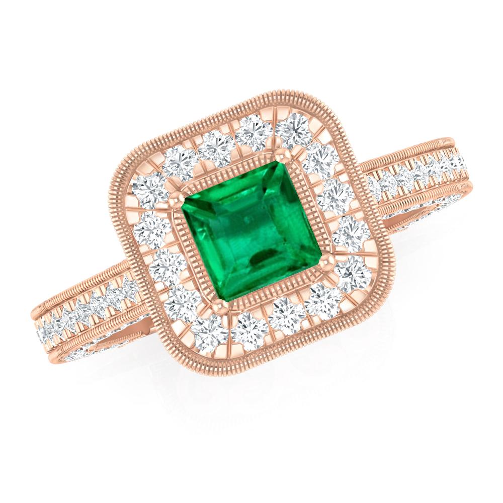 Rose Gold - Emerald