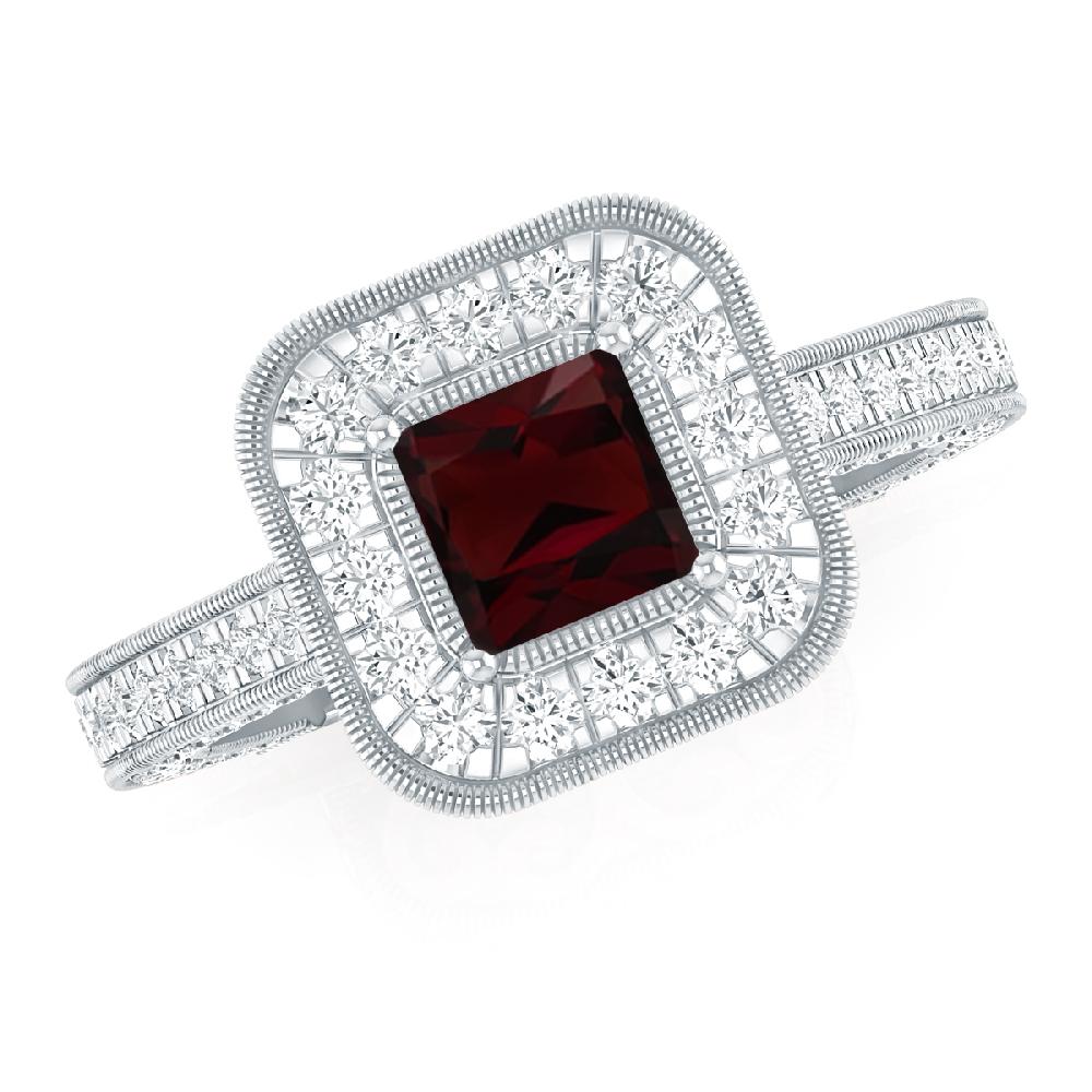 White Gold - Garnet