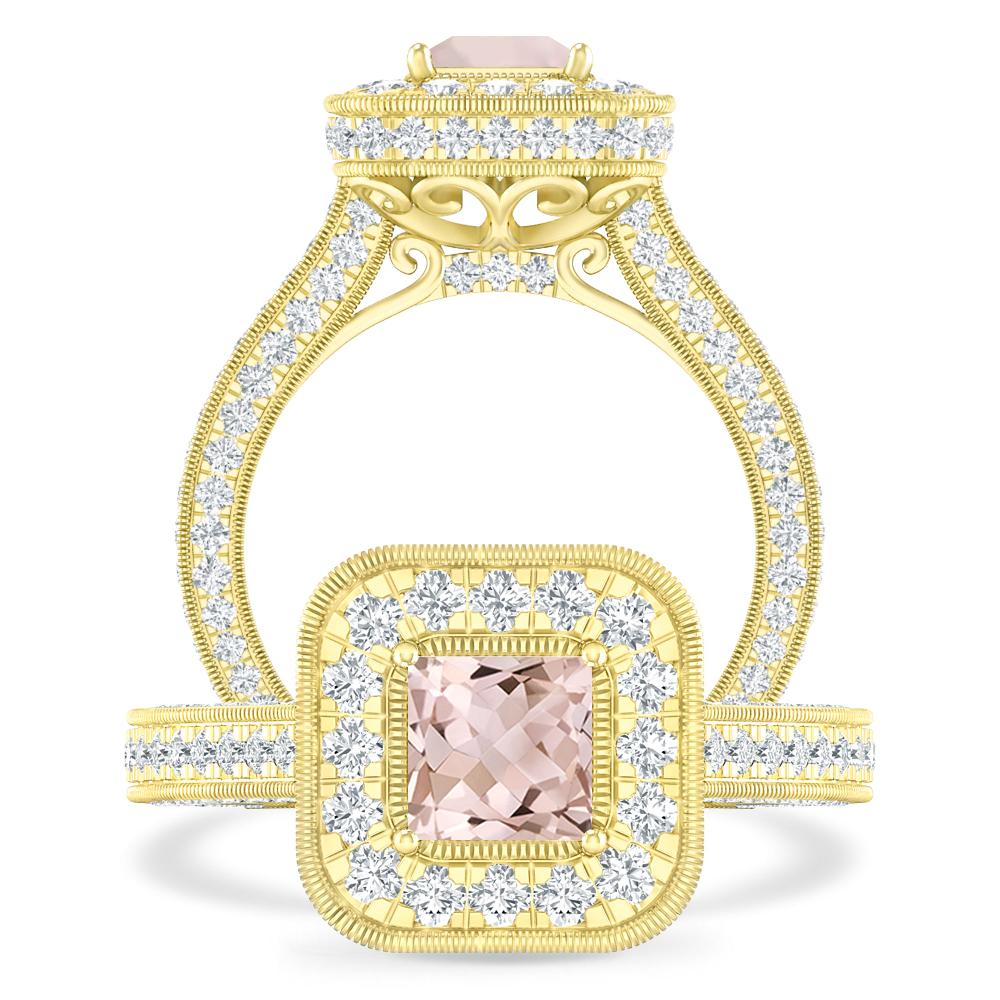 Yellow Gold - Morganite