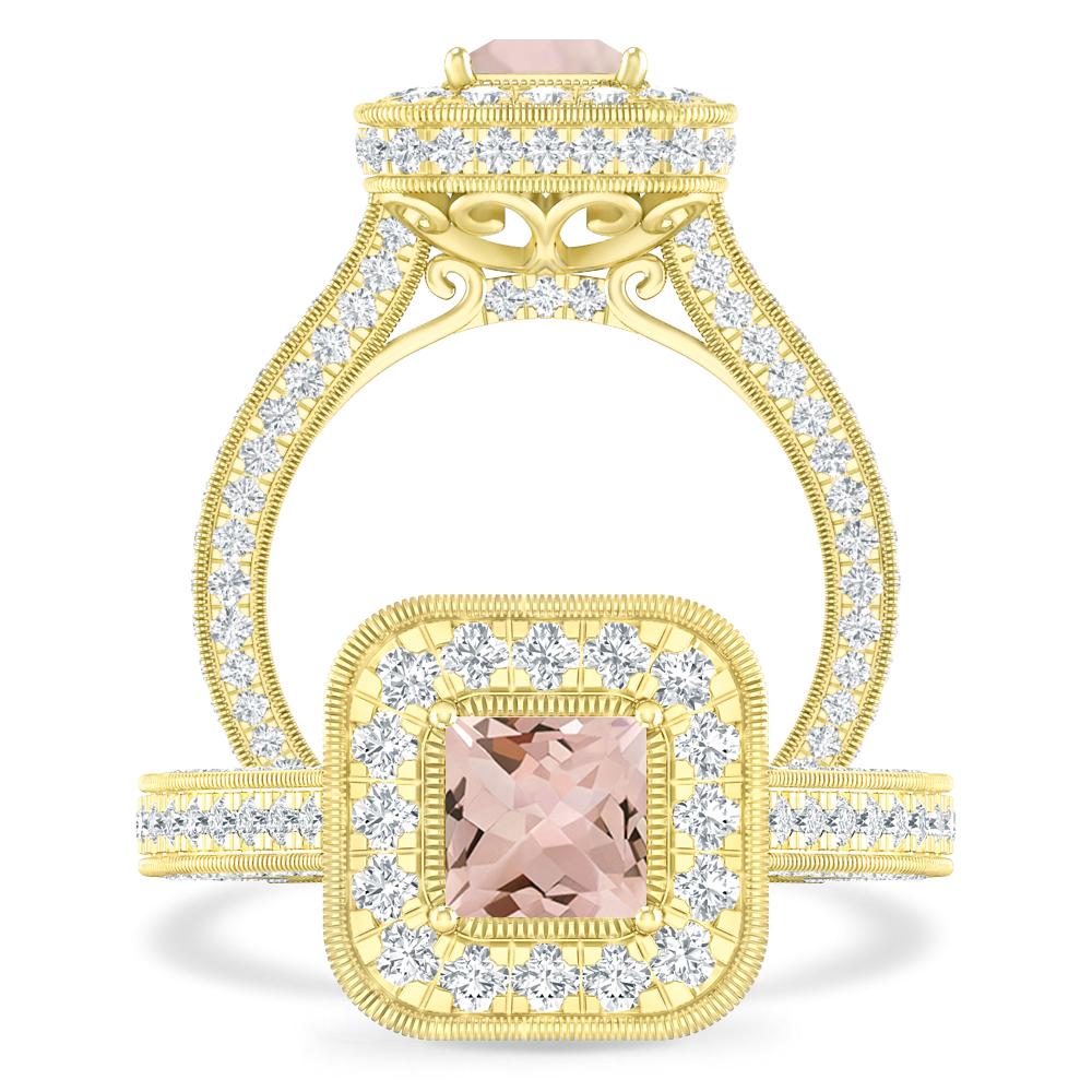 Yellow Gold - Morganite