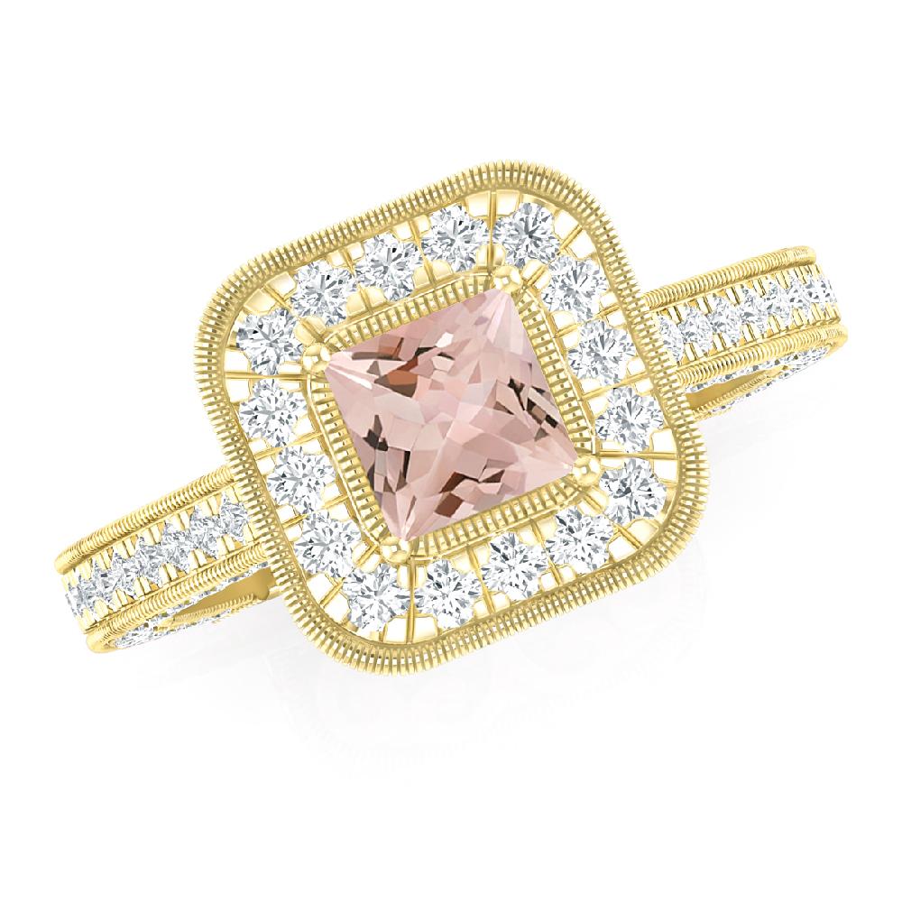 Yellow Gold - Morganite