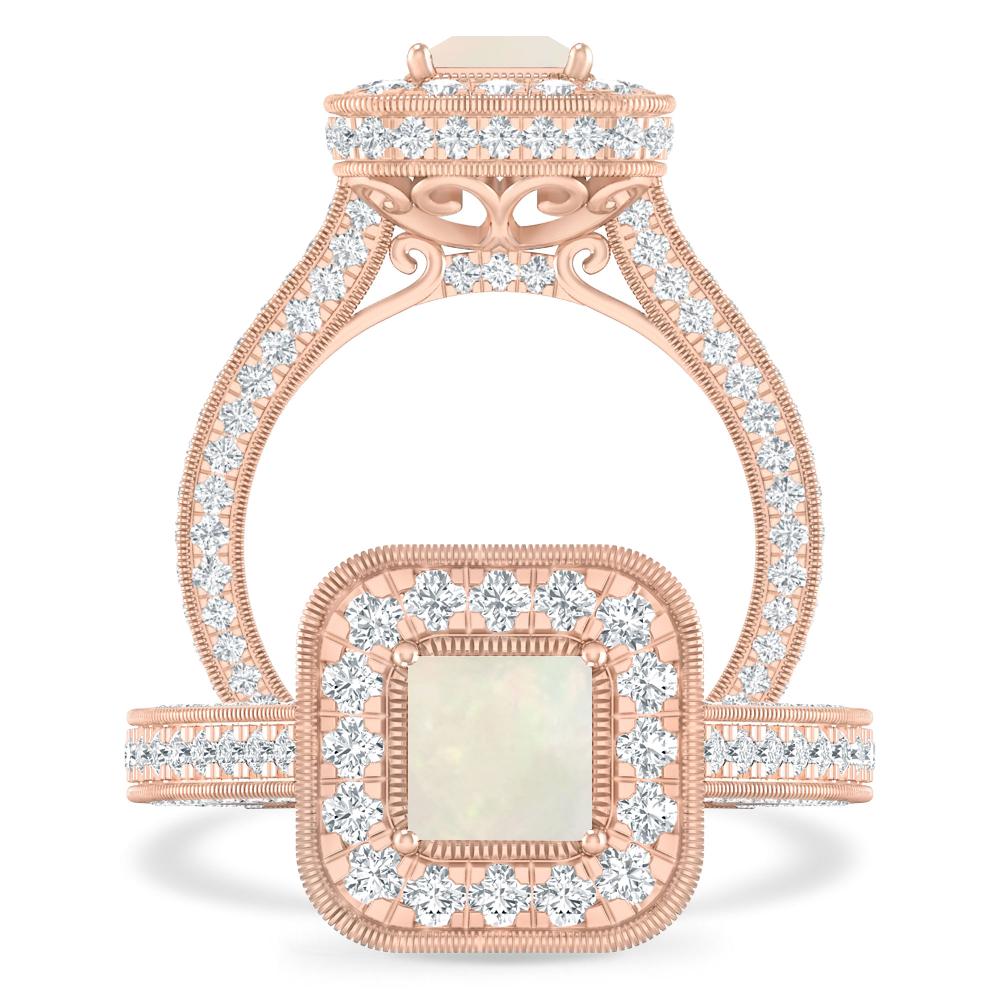 Rose Gold - Opal