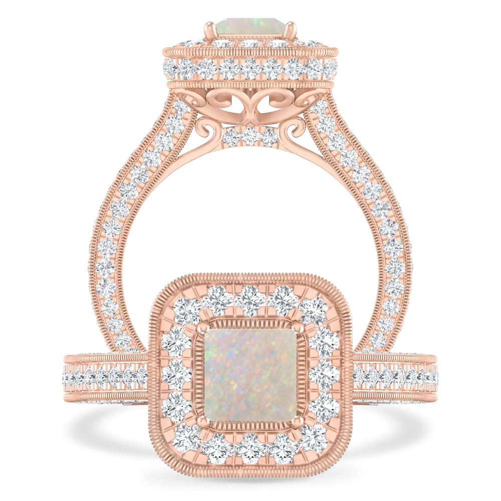 Rose Gold - Opal
