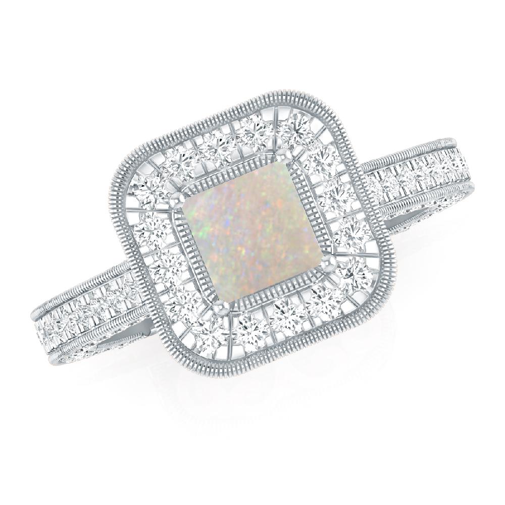White Gold - Opal