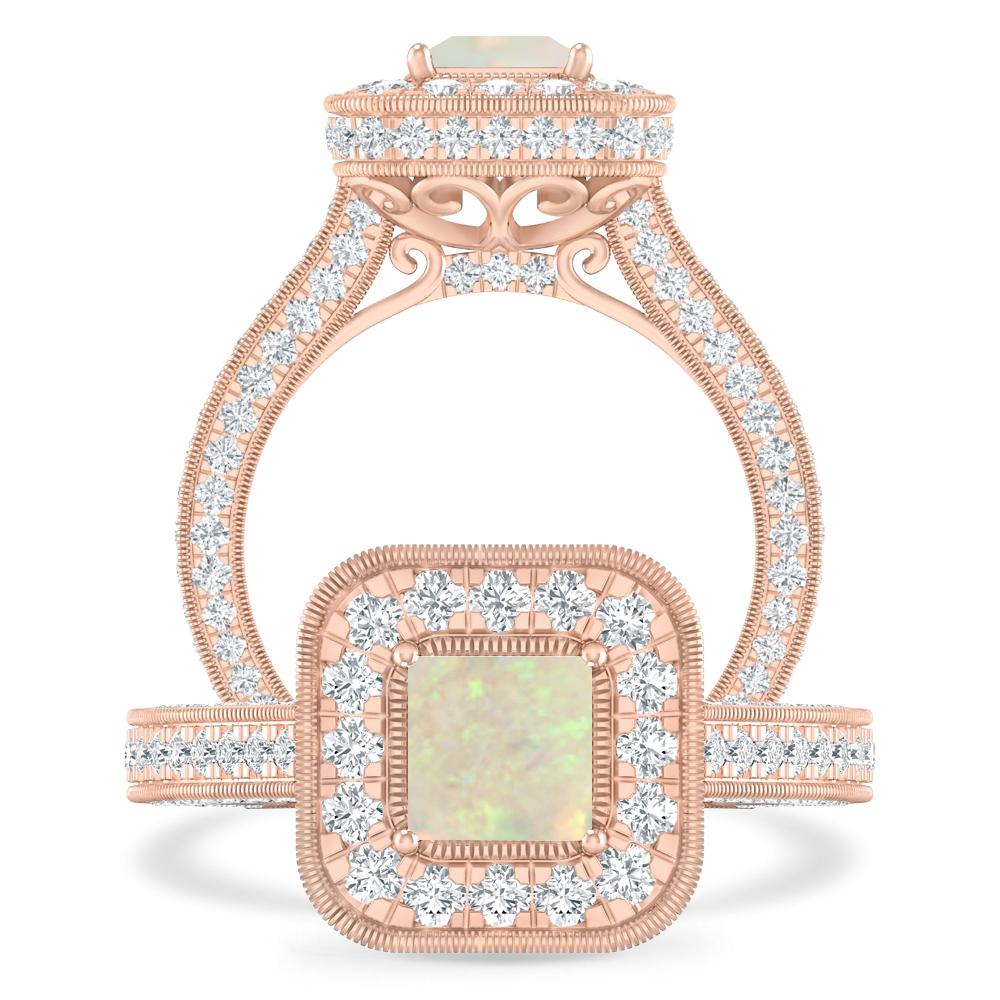 Rose Gold - Opal