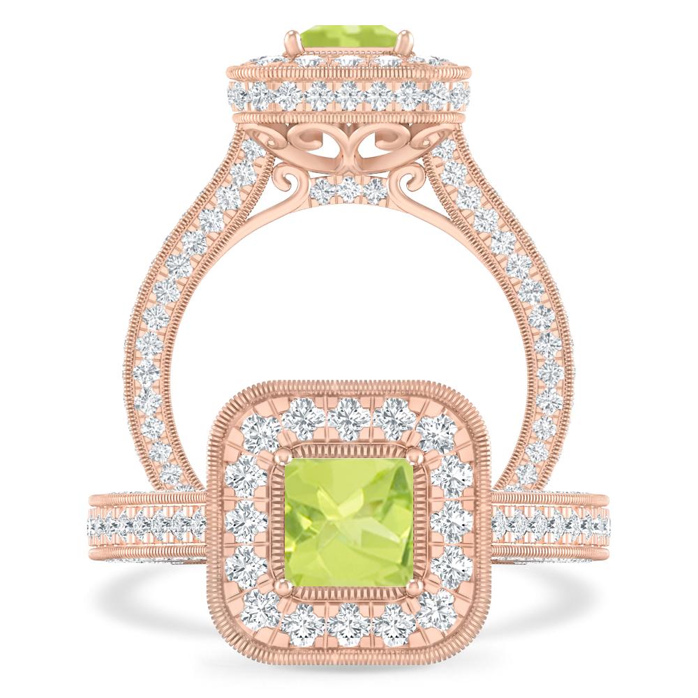 Rose Gold - Peridot