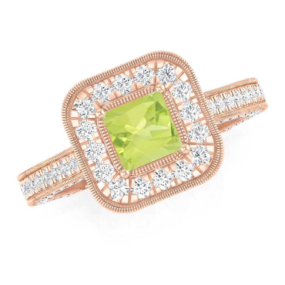 Rose Gold - Peridot