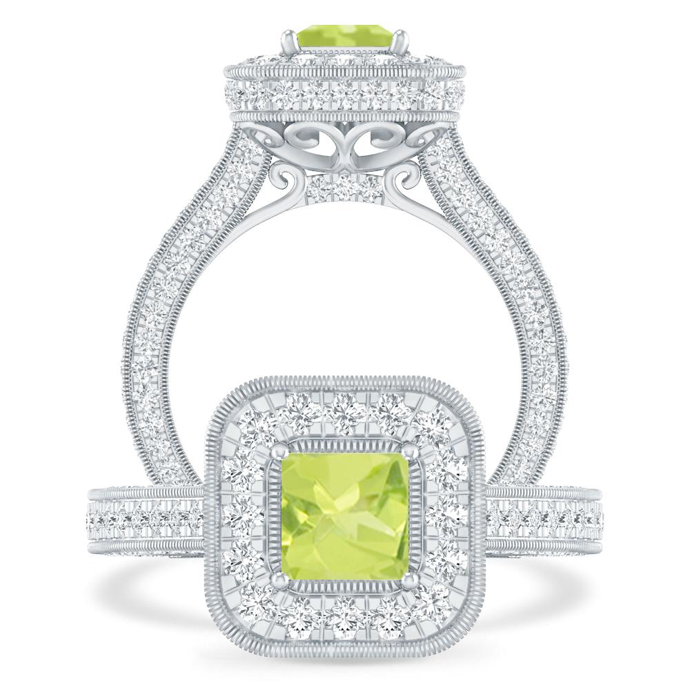 White Gold - Peridot