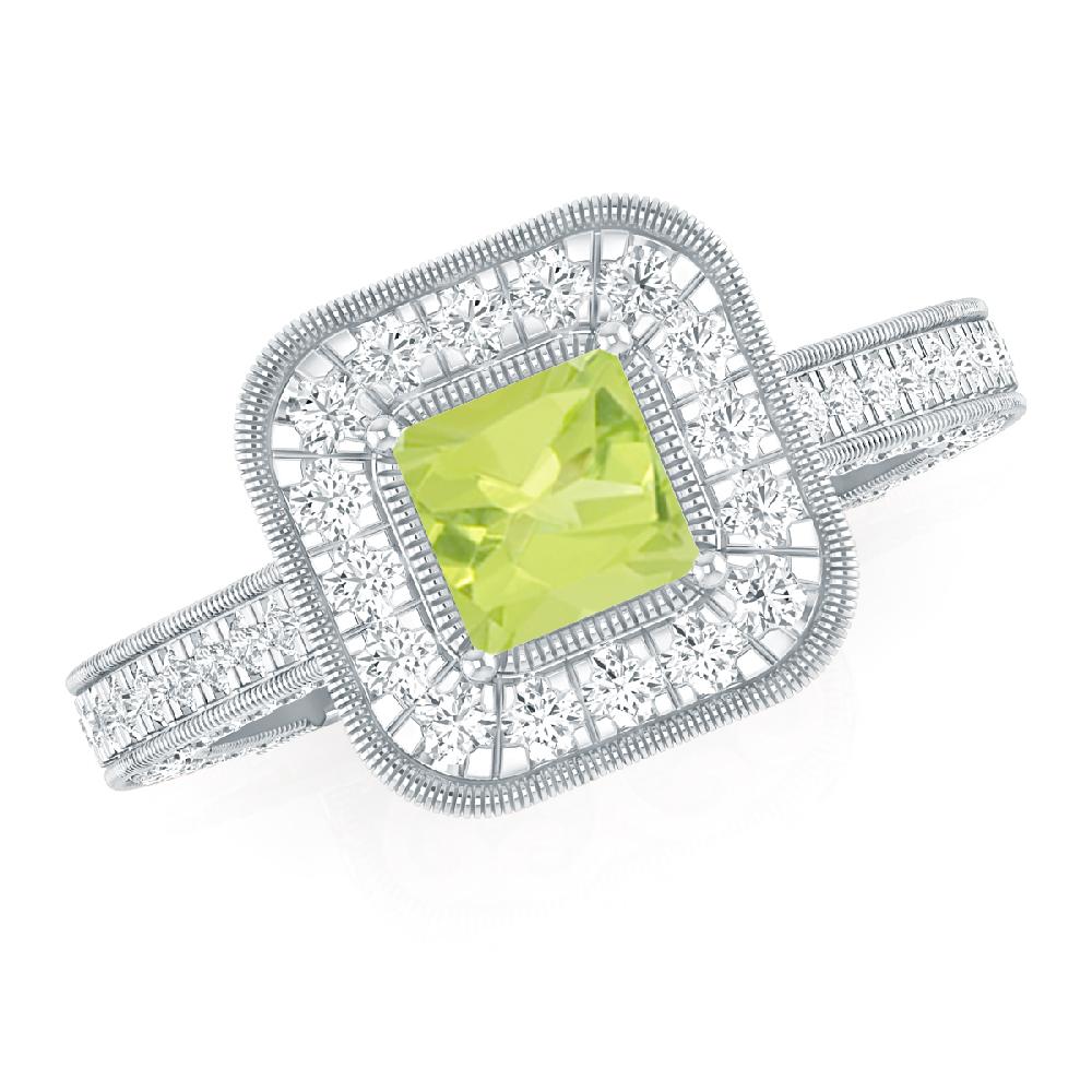 White Gold - Peridot