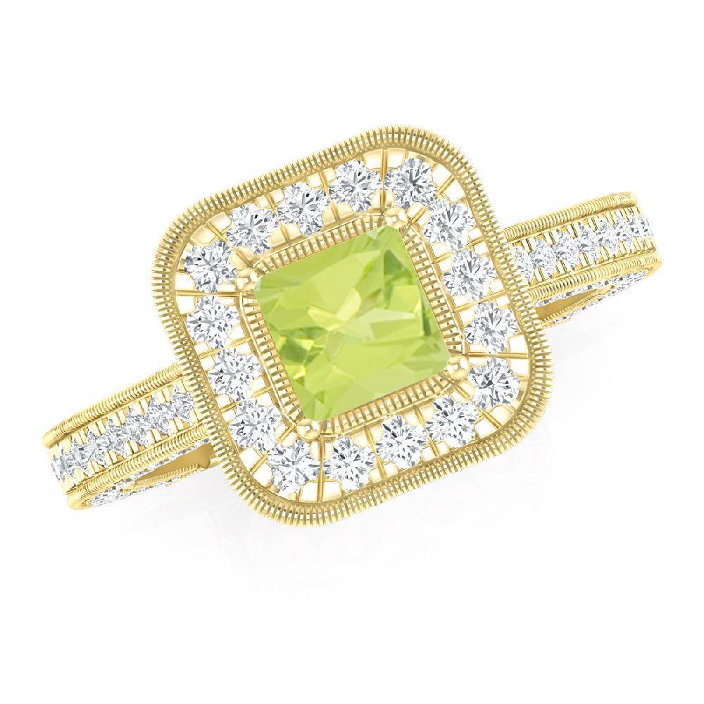 Yellow Gold - Peridot