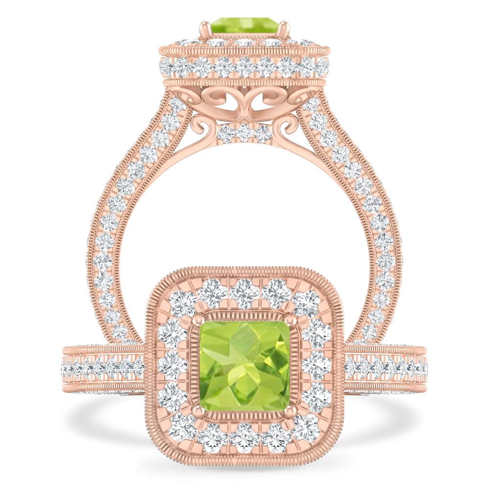 Rose Gold - Peridot
