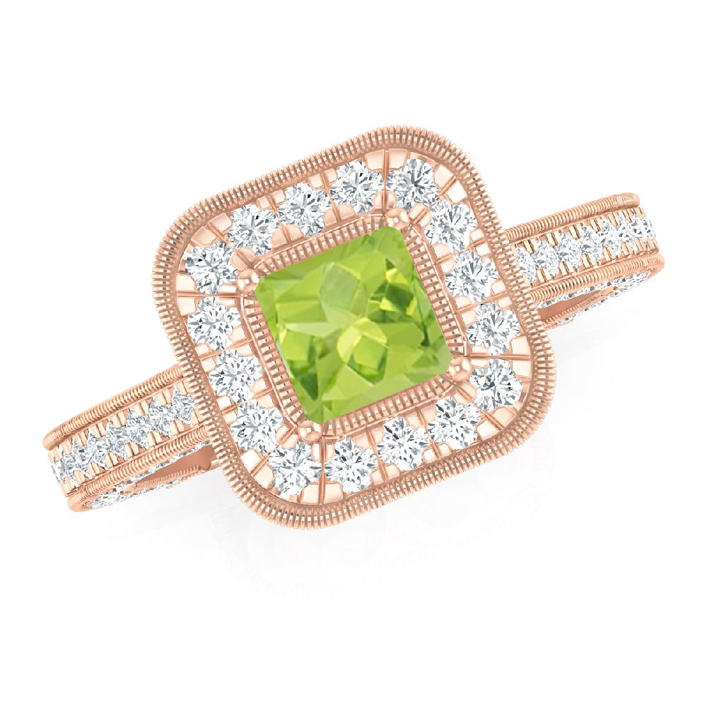 Rose Gold - Peridot