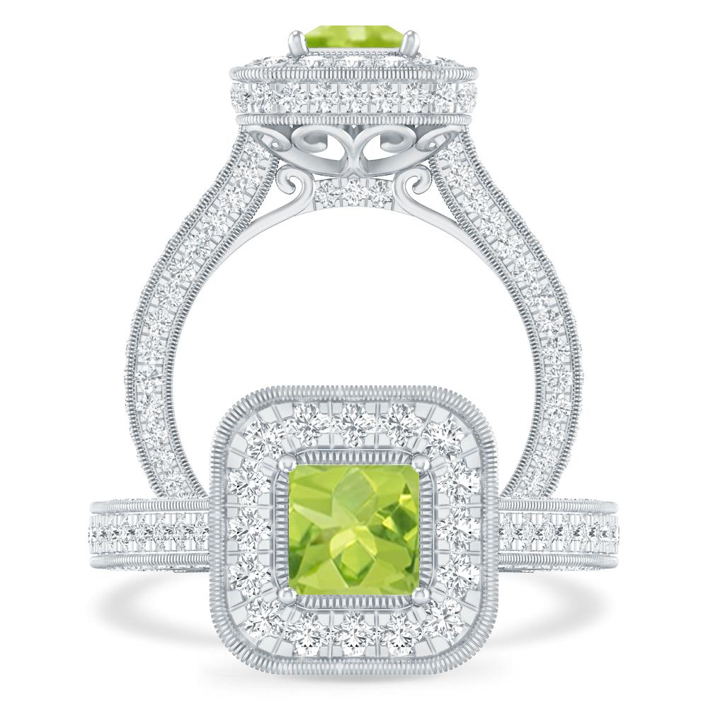 White Gold - Peridot