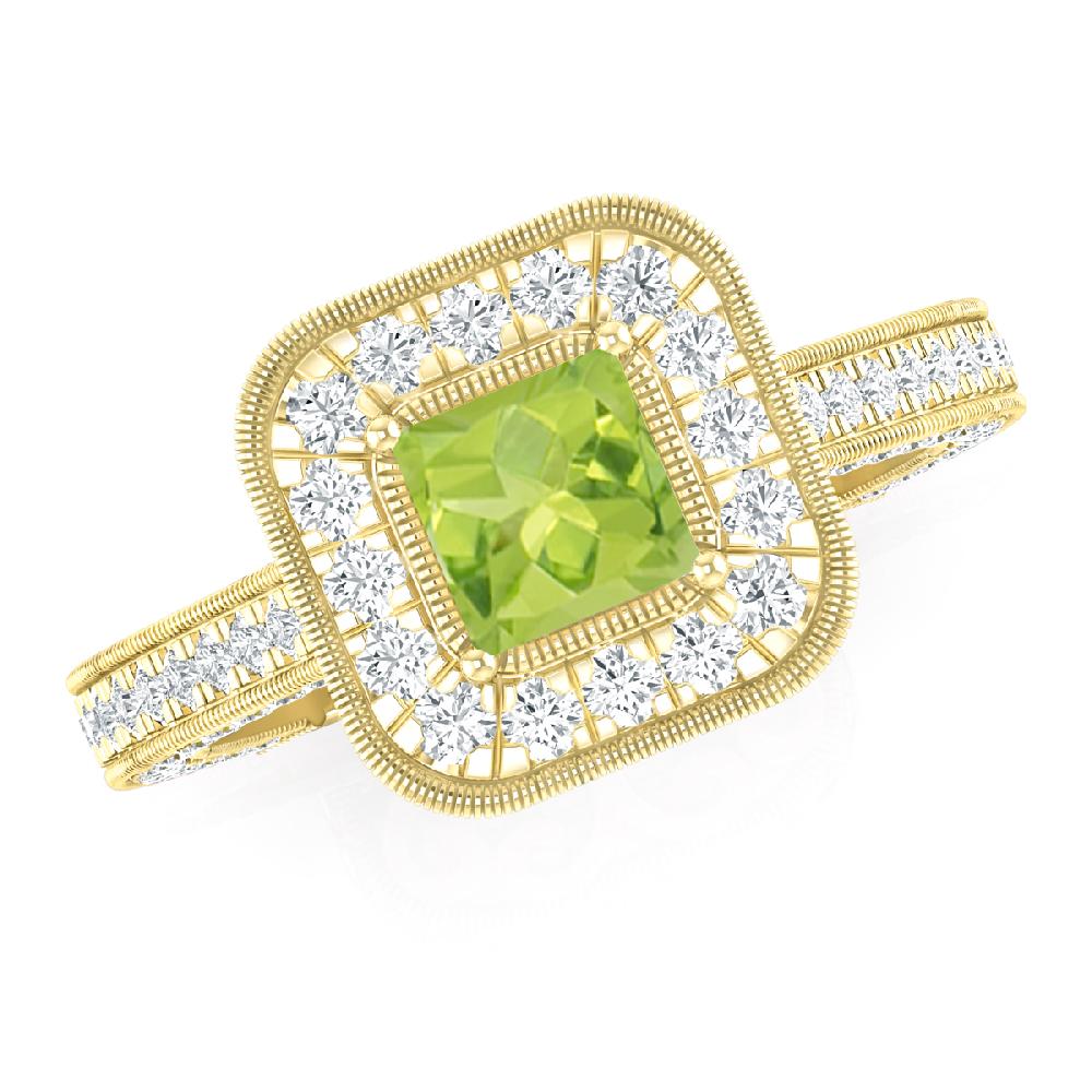 Yellow Gold - Peridot