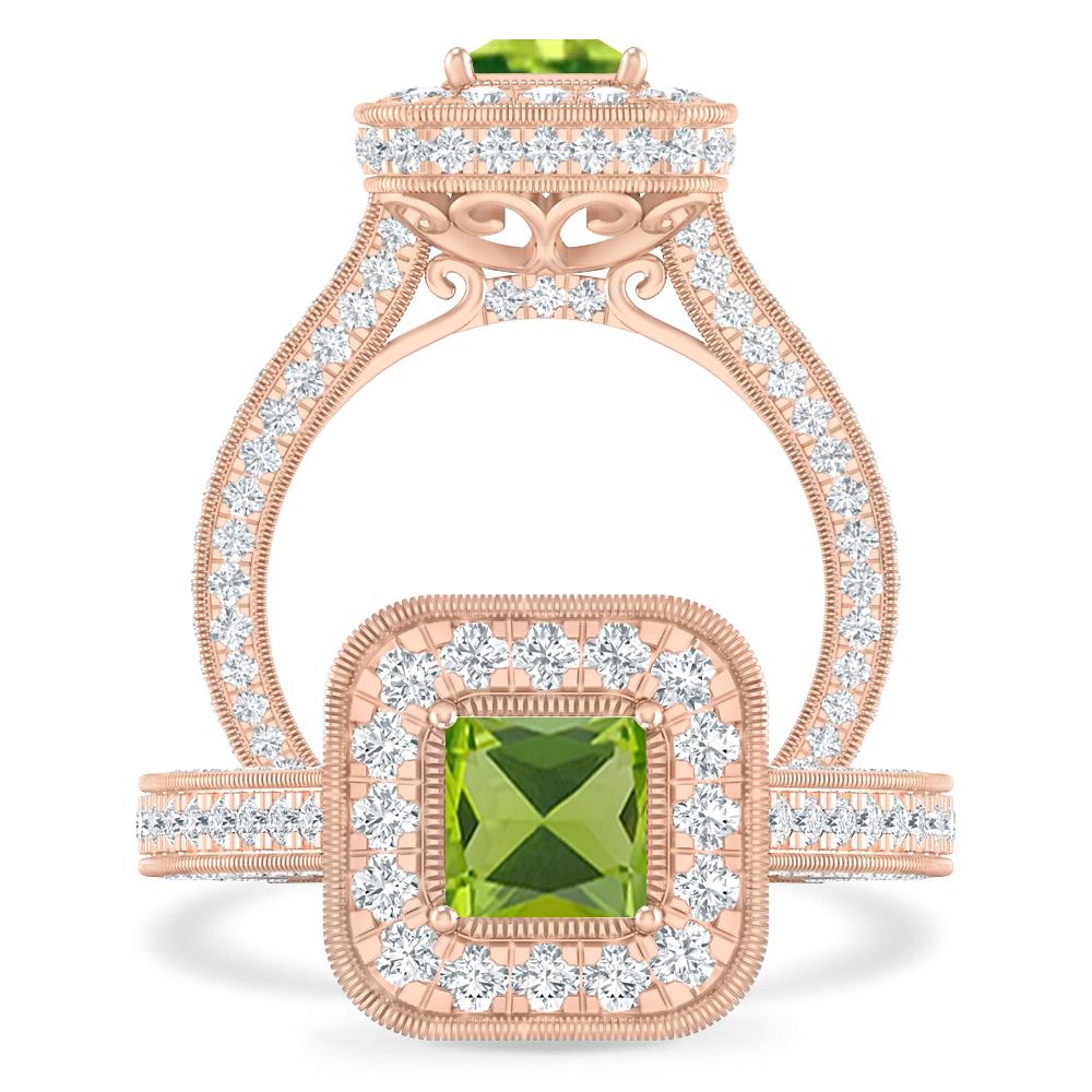 Rose Gold - Peridot