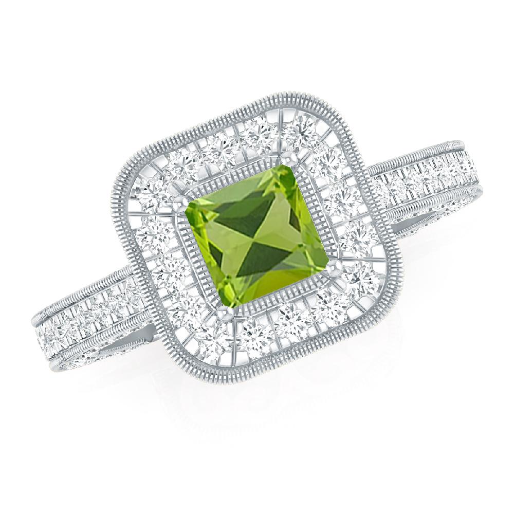 White Gold - Peridot