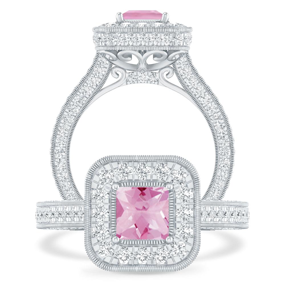 White Gold - Pink Tourmaline