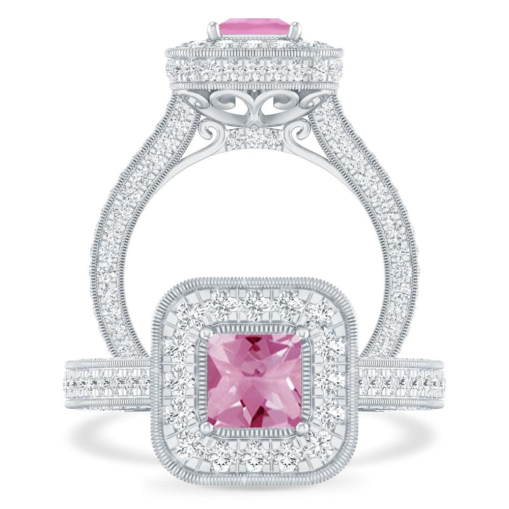 White Gold - Pink Tourmaline