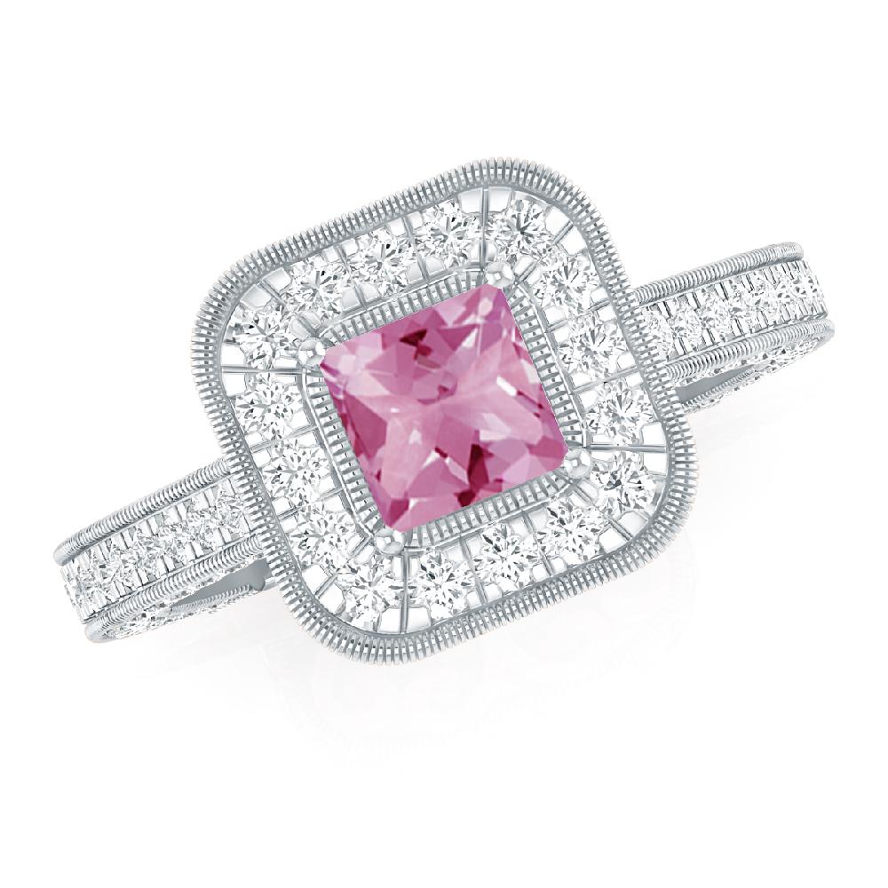 White Gold - Pink Tourmaline