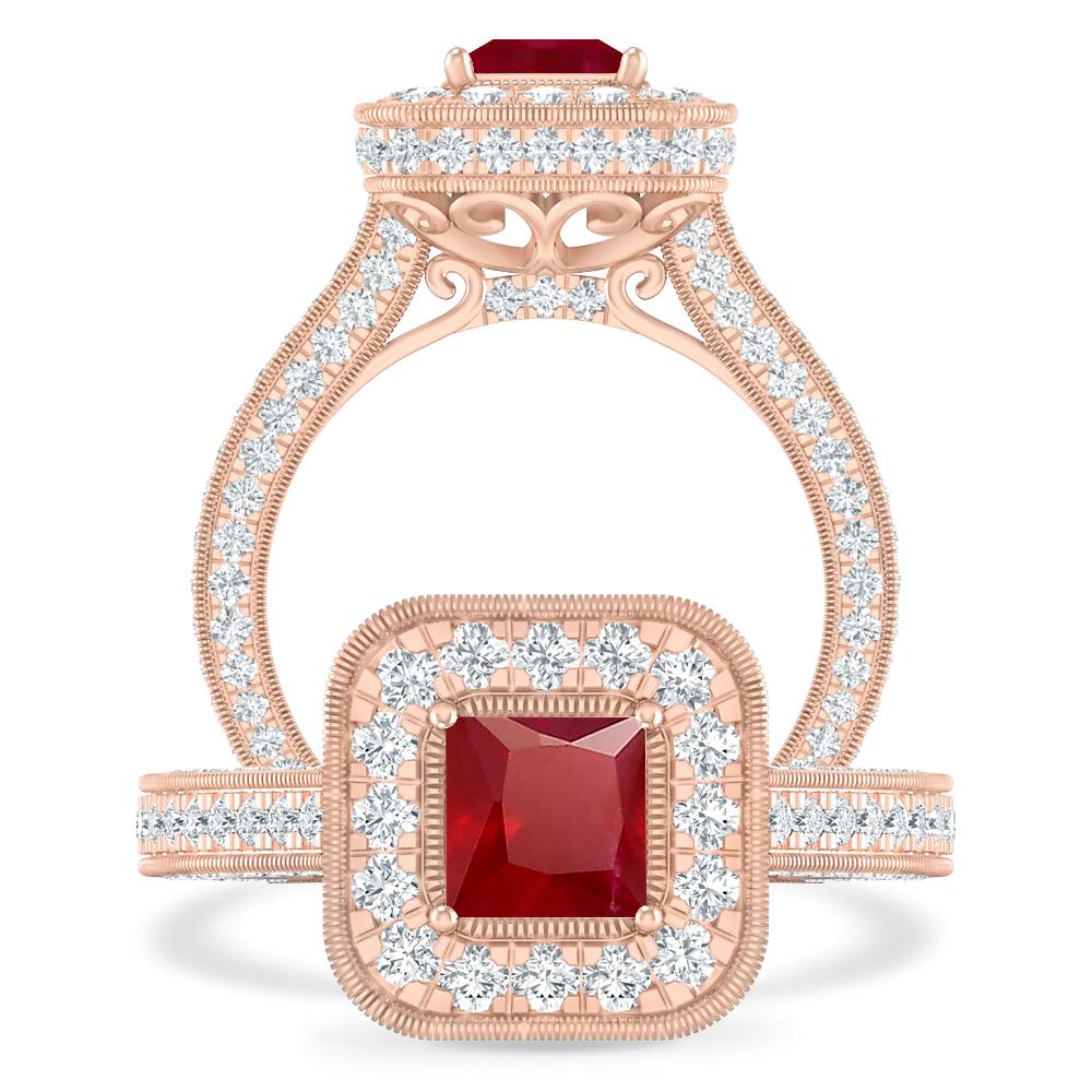 Rose Gold - Ruby