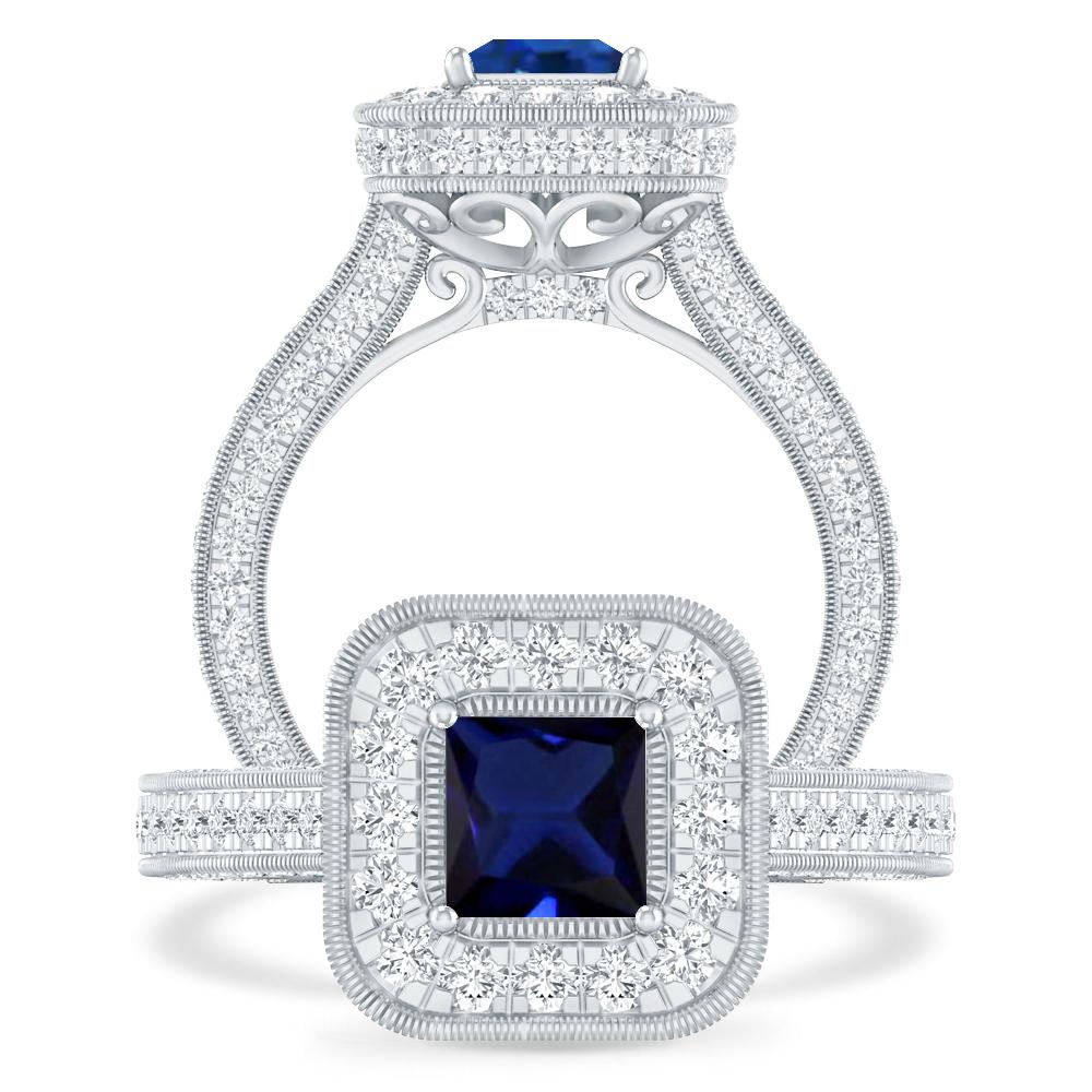 White Gold - Sapphire