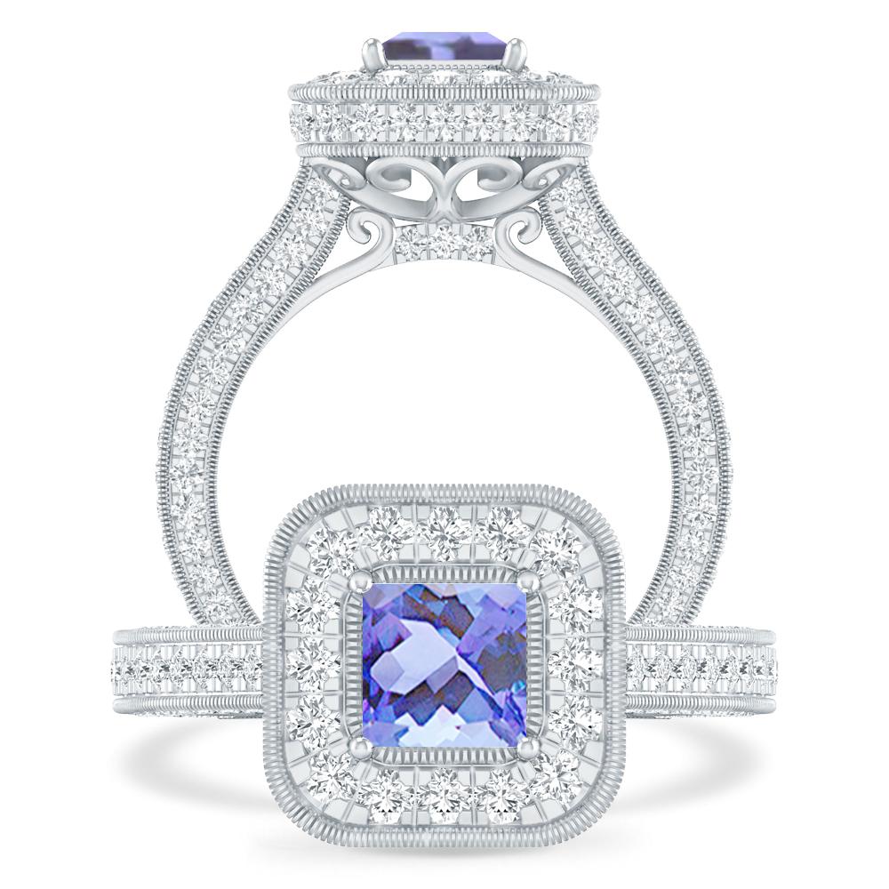 White Gold - Tanzanite