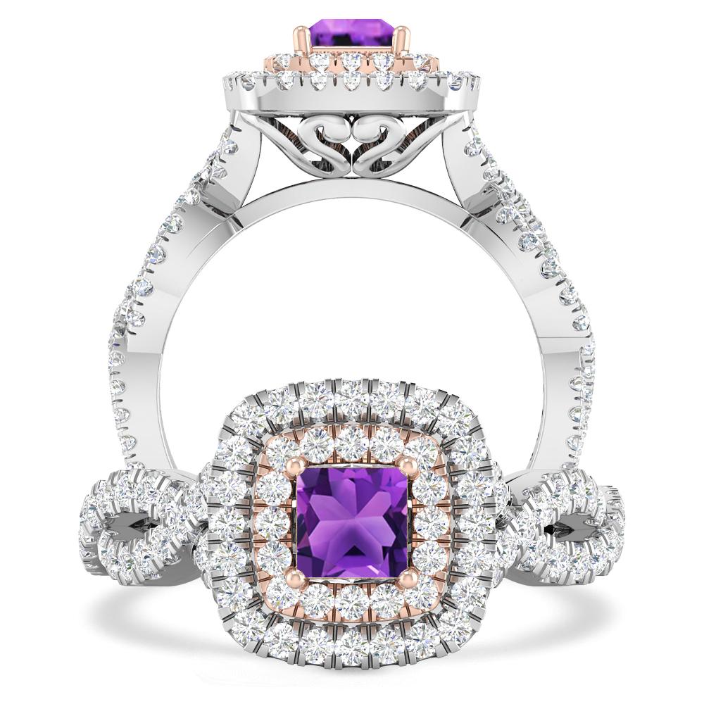 White Gold - Amethyst